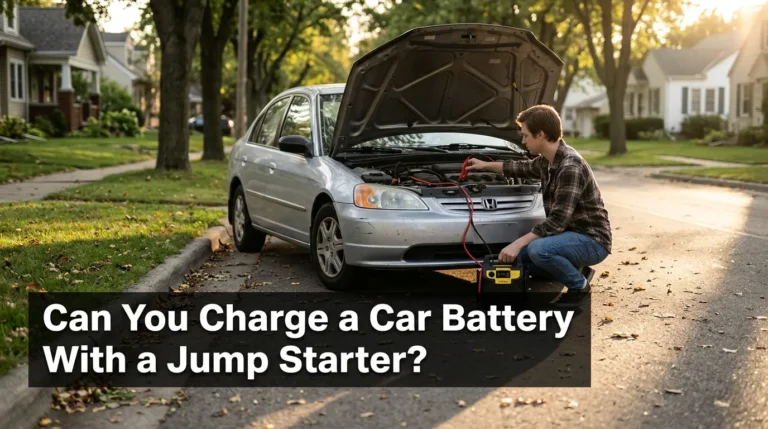 Can You Charge a Car Battery With a Jump Starter