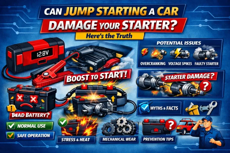 Can jump starting a car damage your starter