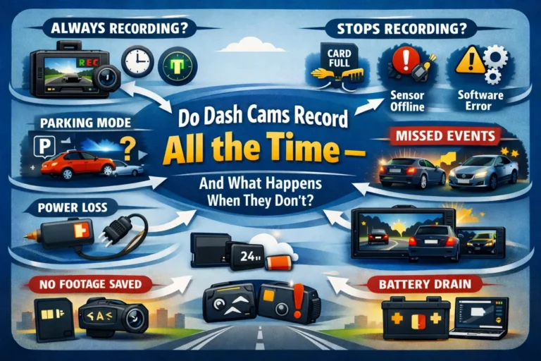 Do Dash Cams Record All the Time — And What Happens When They Don’t