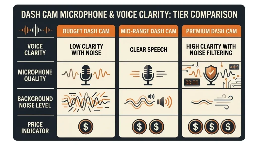 How Clearly Can a Dash Cam Pick Up Voices