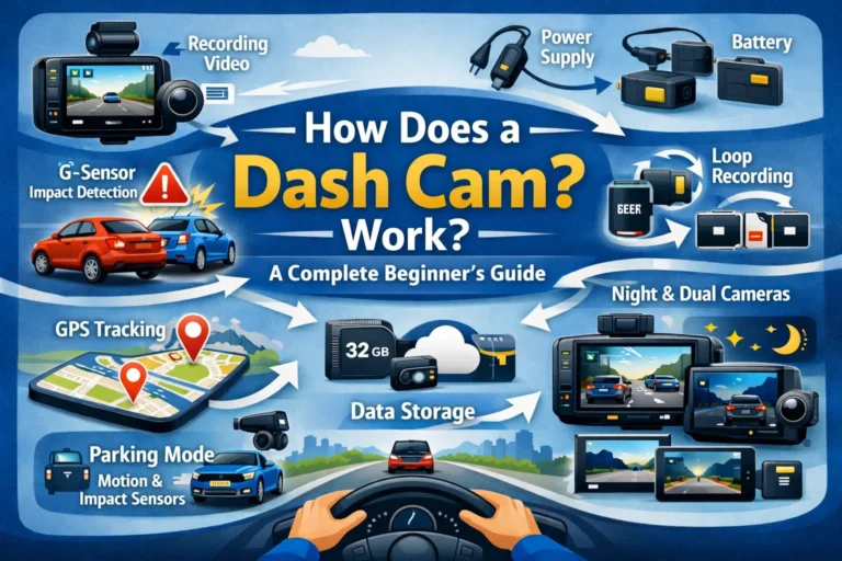 How Does a Dash Cam Work A Complete Beginner's Guide