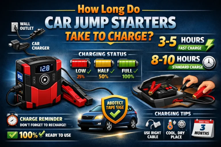 How Long Do Car Jump Starters Take to Charge
