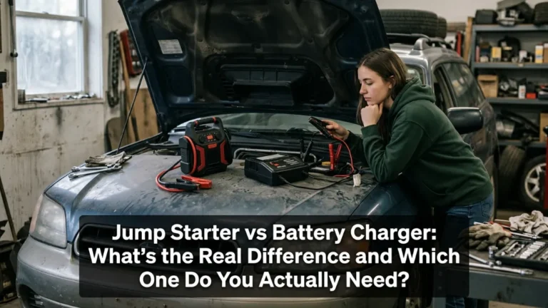 Jump Starter vs Battery Charger What’s the Real Difference and Which One Do You Actually Need
