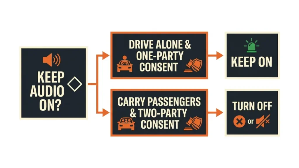 Should You Keep Dash Cam Audio On or Turn It Off for Good