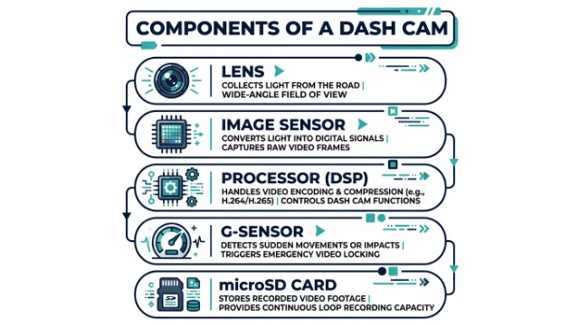 The Main Parts Inside a Dash Cam (And What Each One Does)