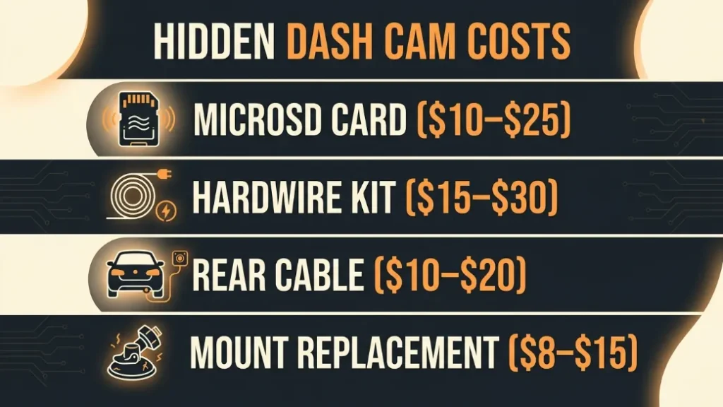 What Are the Hidden Costs of a Dash Cam Most Buyers Forget