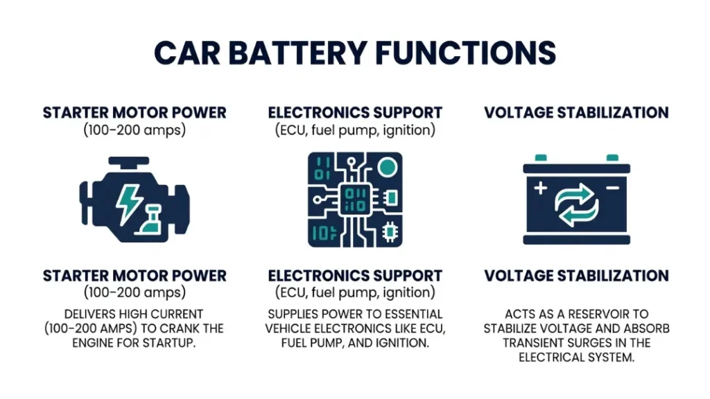 What Does a Car Battery Actually Do