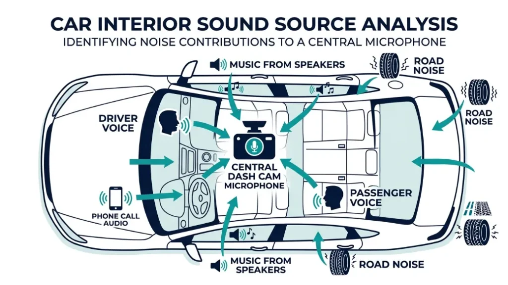 What Does a Dash Cam Microphone Actually Capture Inside Your Car