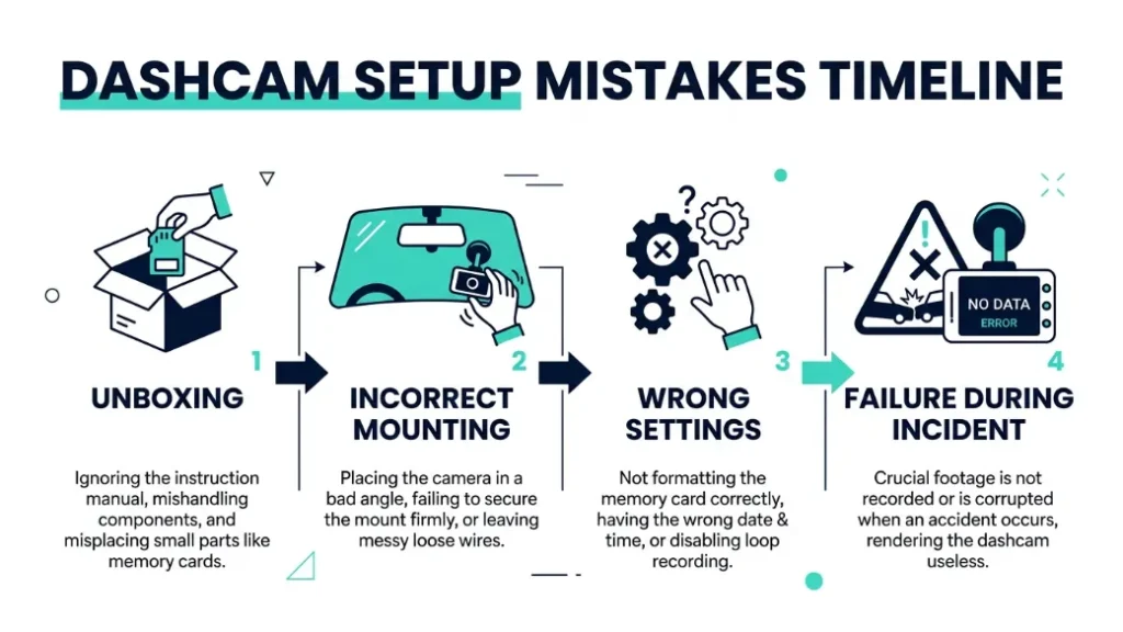 What Makes a Dashcam Setup Go Wrong From Day One