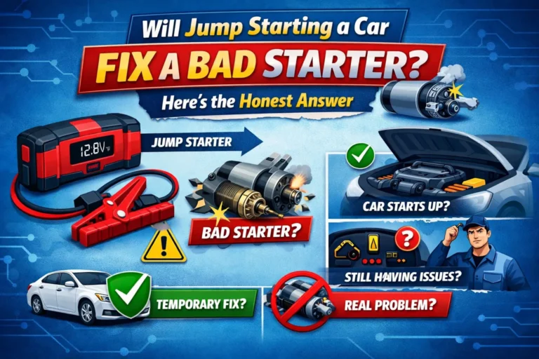 Will jump starting a car fix a bad starter