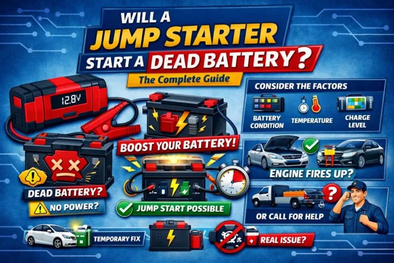 Will a jump starter start a dead battery