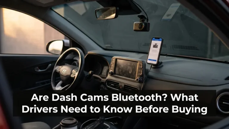 Are dashcams Bluetooth