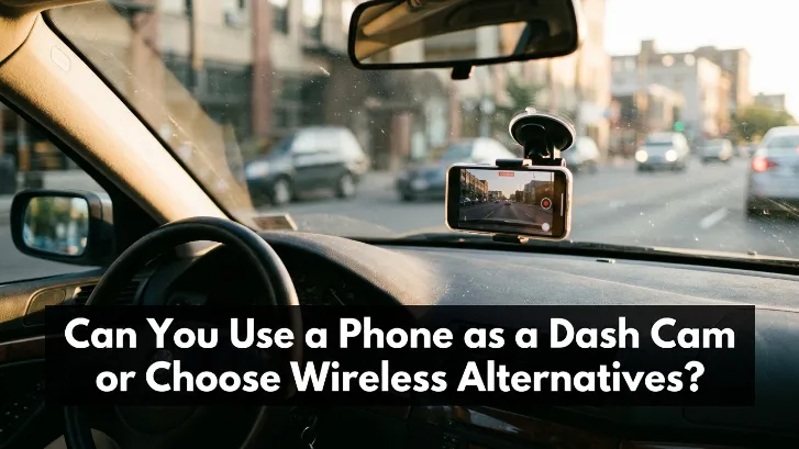 Can You Use a Phone as a Dash Cam or Choose Wireless Alternatives?