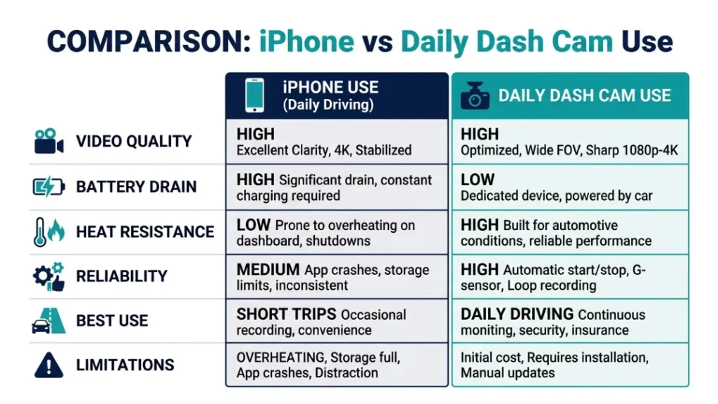 Can an iPhone Really Work as a Dash Cam in Daily Driving?