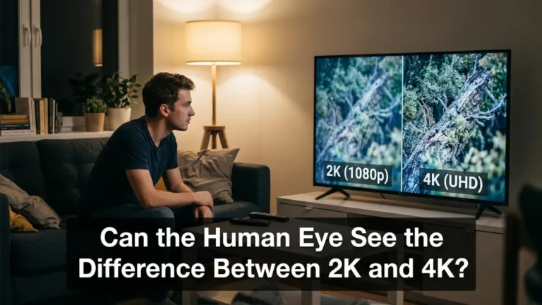 Can the Human Eye See the Difference Between 2K and 4K