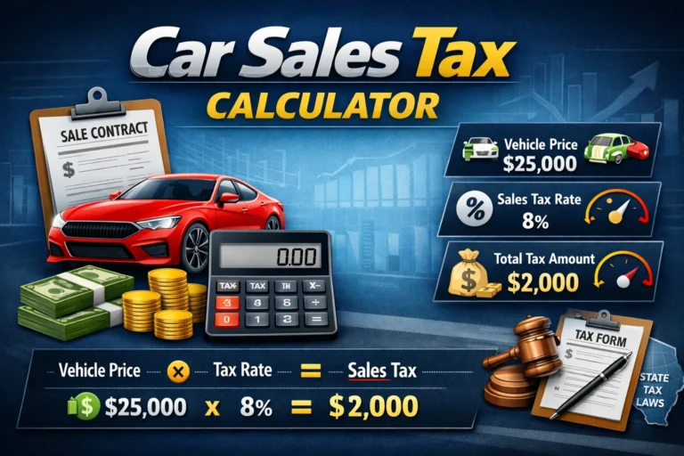  Car Sales Tax Calculator