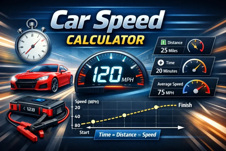 Car Speed Calculator