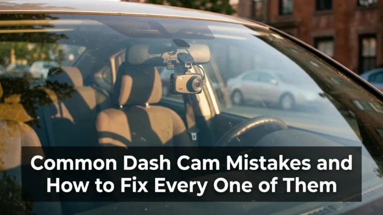 Common dash cam mistakes and troubleshooting issues