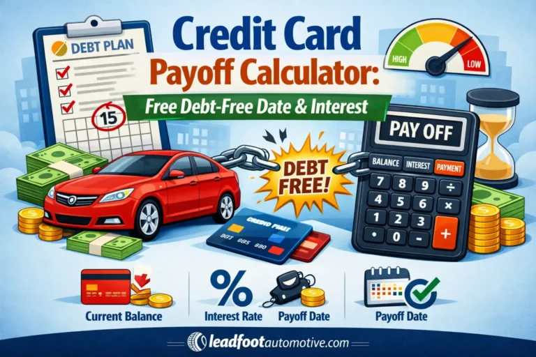 Credit Card Payoff Calculator Free Debt-Free Date & Interest