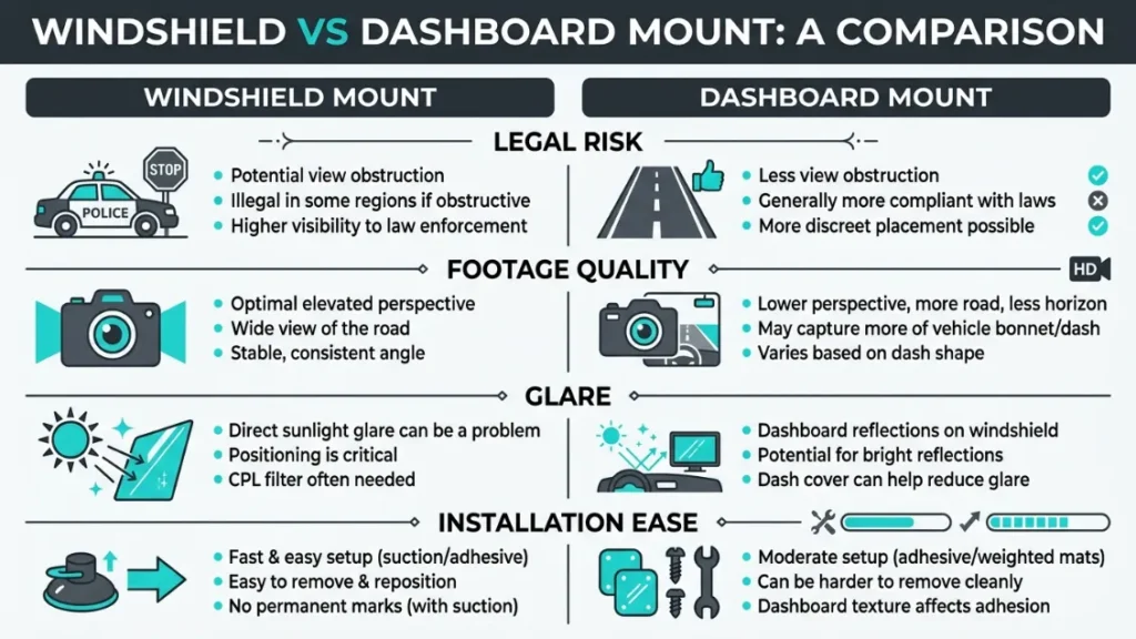Dashboard Mounting Is It Legal and Does It Work
