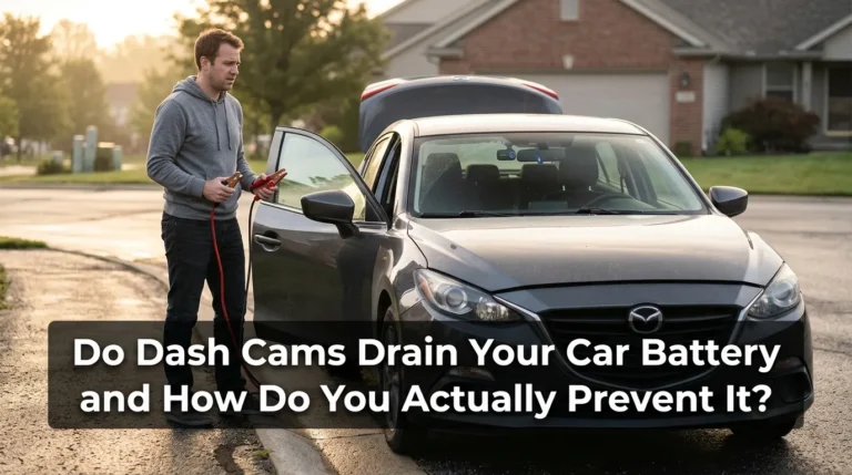 Do dash cams drain your car battery and how to prevent it