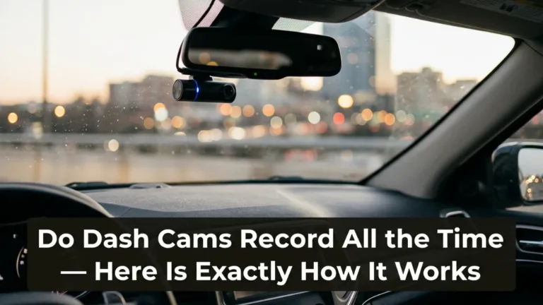 Do dashcams record all the time