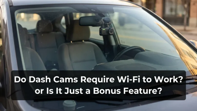 Do dashcams require Wi-Fi