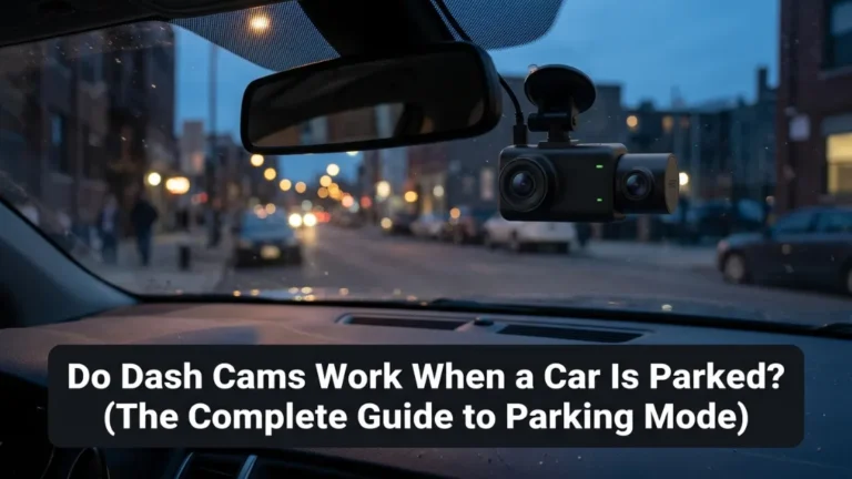 Do dashcams work when a car is parked