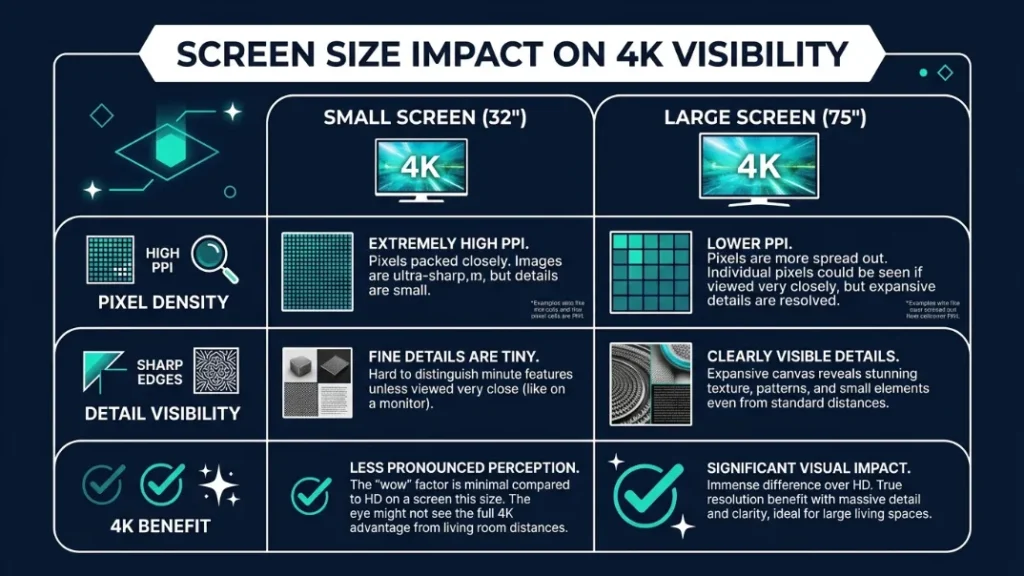 Does Screen Size Change Whether 4K Looks Better