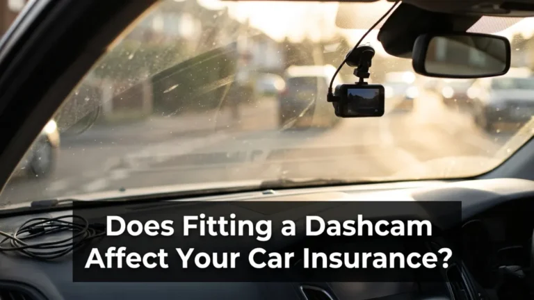 Does fitting a dashcam affect insurance