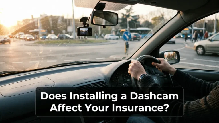 Does installing a dashcam affect insurance