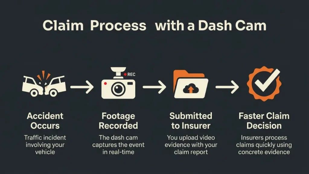 How Does Dash Cam Footage Affect an Insurance Claim