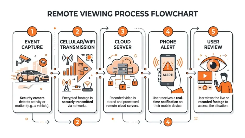 How Does Remote Dash Cam Viewing Work Step by Step