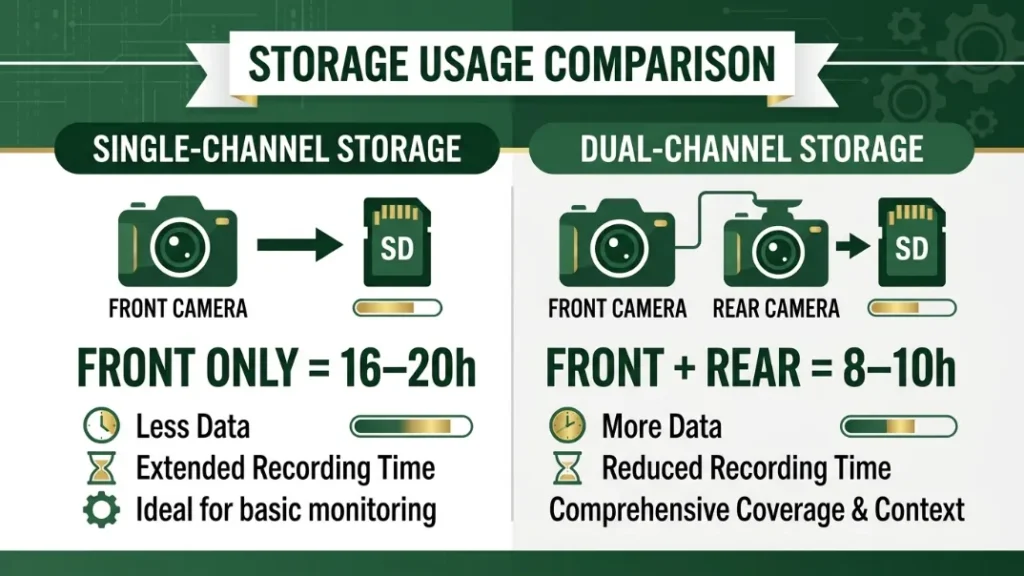 How Dual-Channel Recording Changes Your Storage Needs