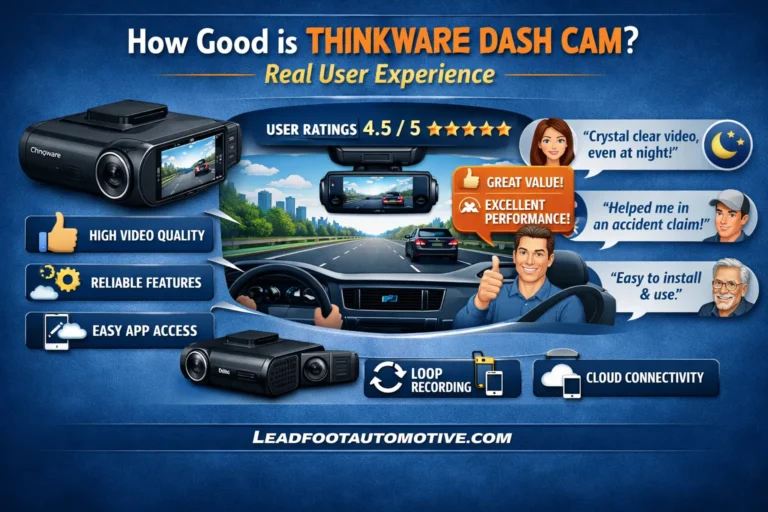 How Good Is Thinkware Dash Cam Real User Experience