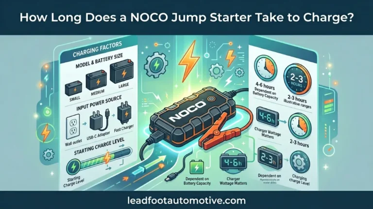 How Long Does a NOCO Jump Starter Take to Charge