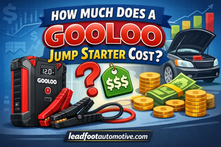 How Much Does a GOOLOO Jump Starter Cost