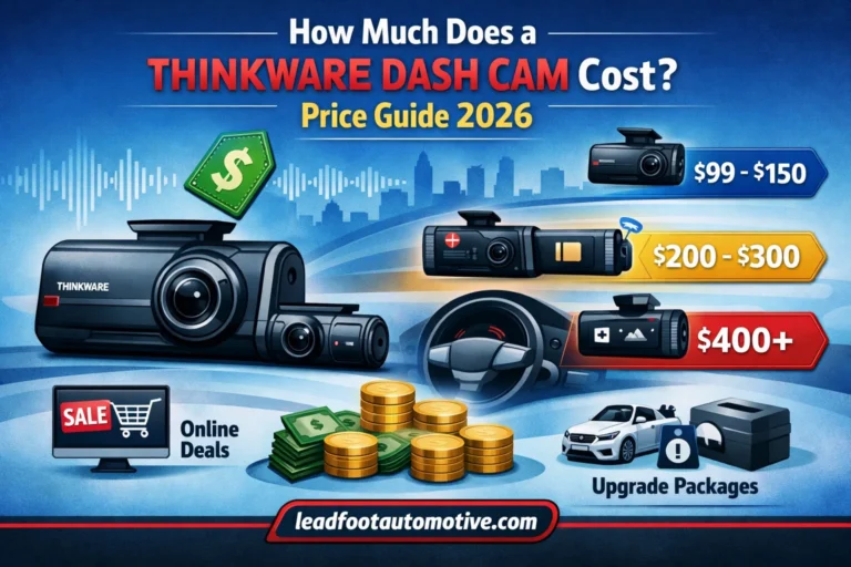 How Much Does a Thinkware Dash Cam Cost Price Guide 2026