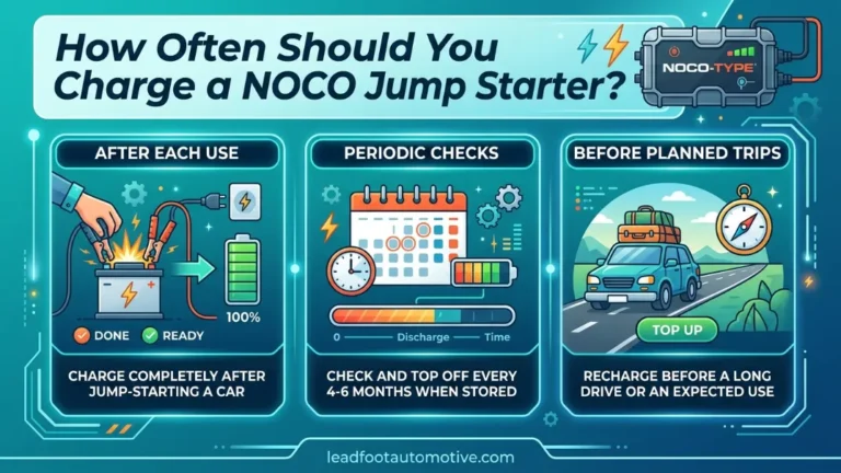 How Often Should You Charge a NOCO Jump Starter