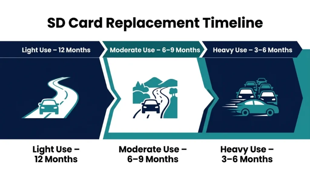 How Often Should You Replace a Dash Cam SD Card