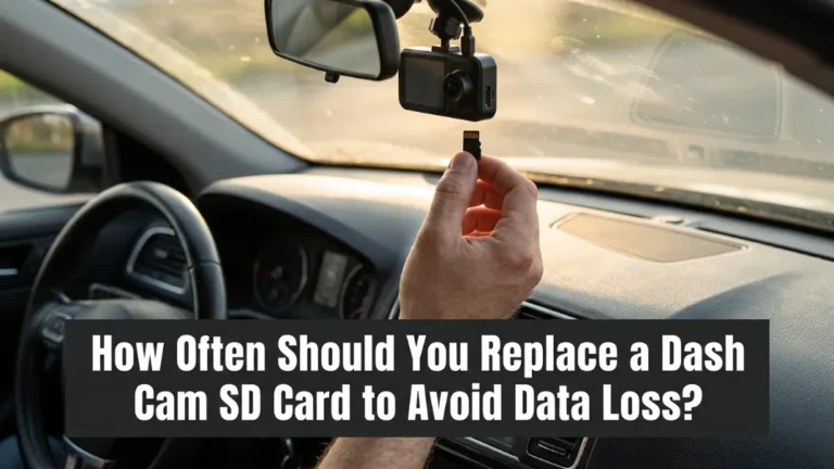 How Often Should You Replace a Dash Cam SD Card to Avoid Data Loss