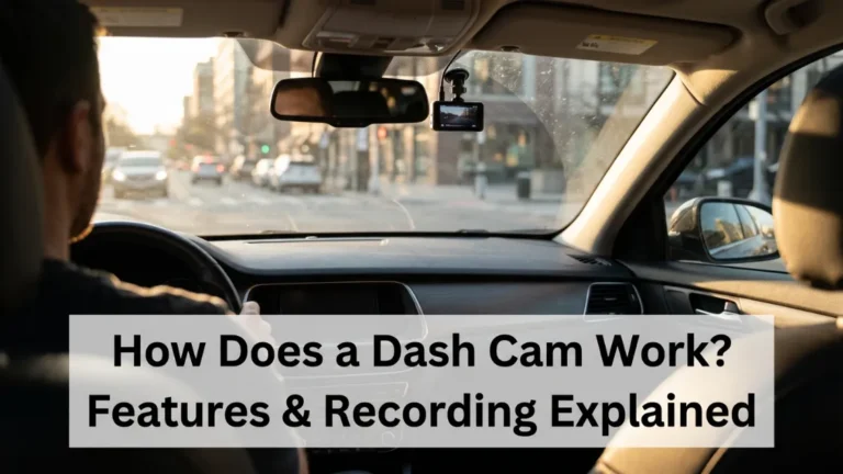 How do dash cams work and what features do they have