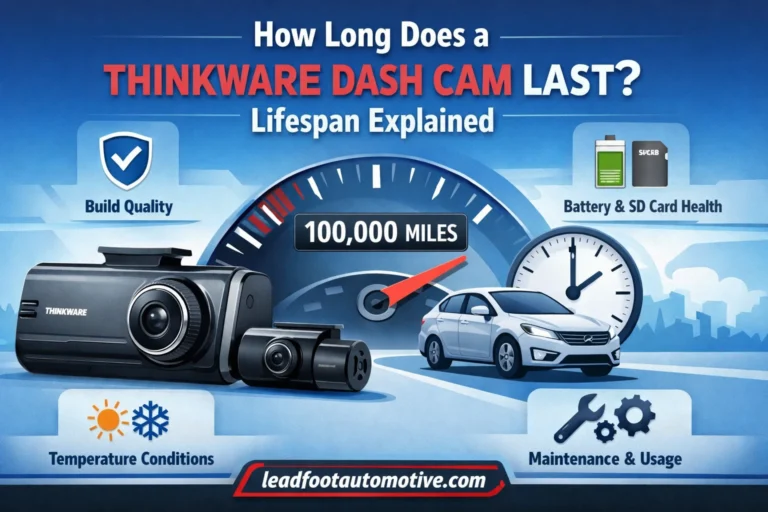 How long does a Thinkware dash cam last