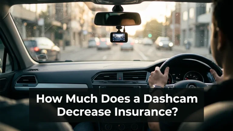 How much does a dashcam decrease insurance