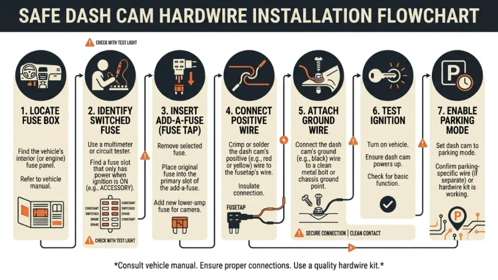 How to Connect a Dash Cam to Your Fuse Box Safely