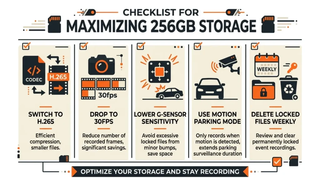 How to Squeeze More Recording Time from Your 256GB Card