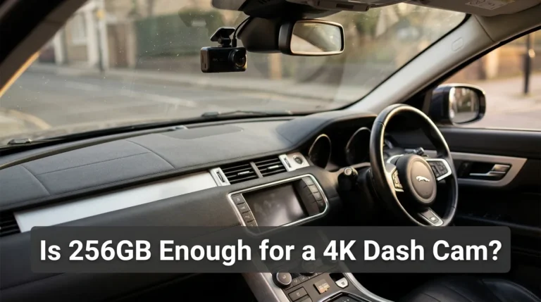Is 256GB enough for a 4K dash cam