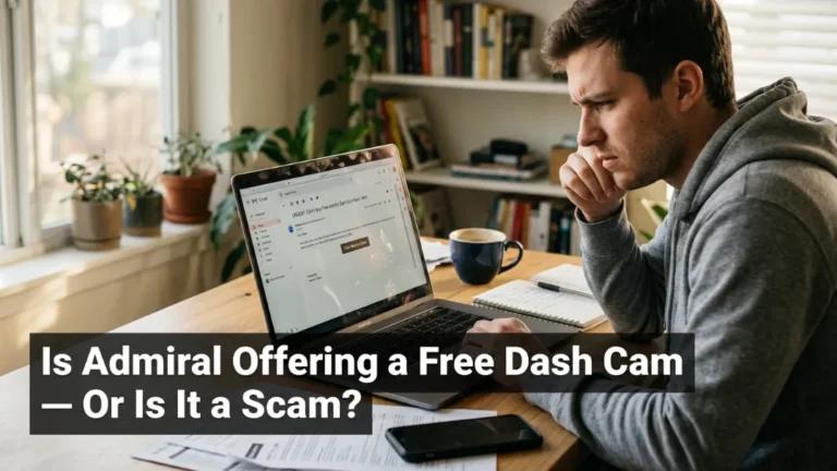 Is Admiral offering a free dash cam