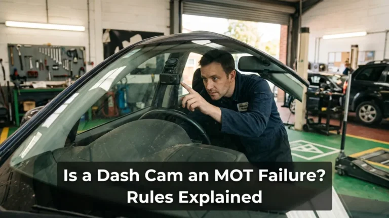 Is a dash cam an MOT failure