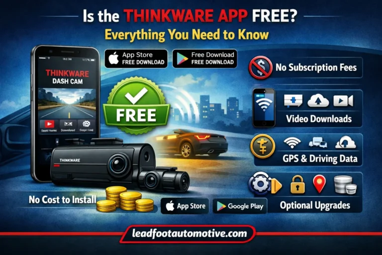 Is the Thinkware App Free Everything You Need to Know
